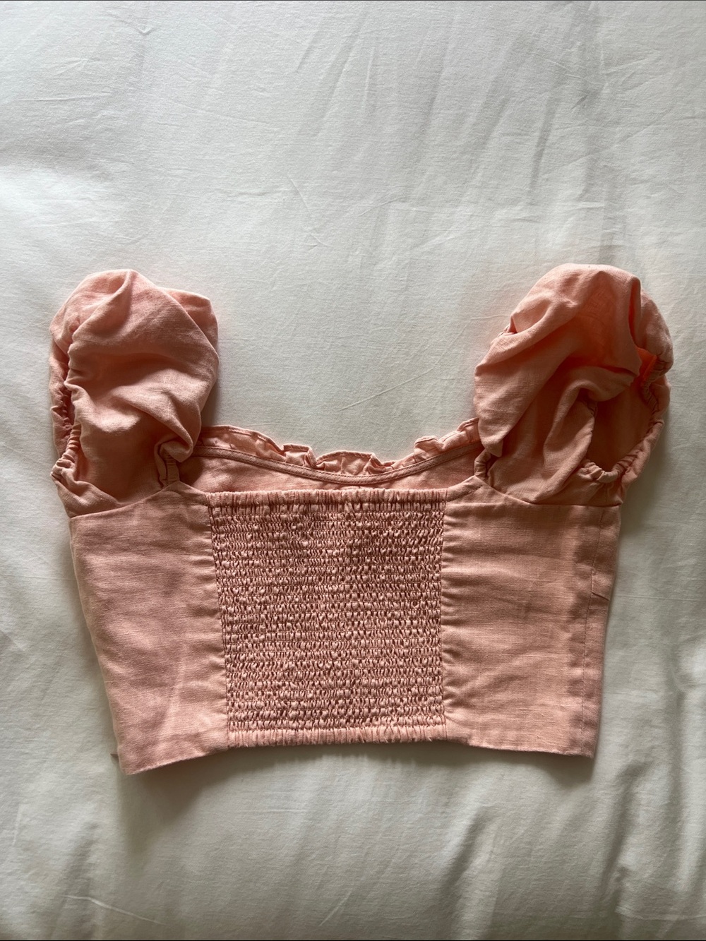 Aritzia Wilfred Wander Linen Blouse Pink Size XS - Picture 5 of 5